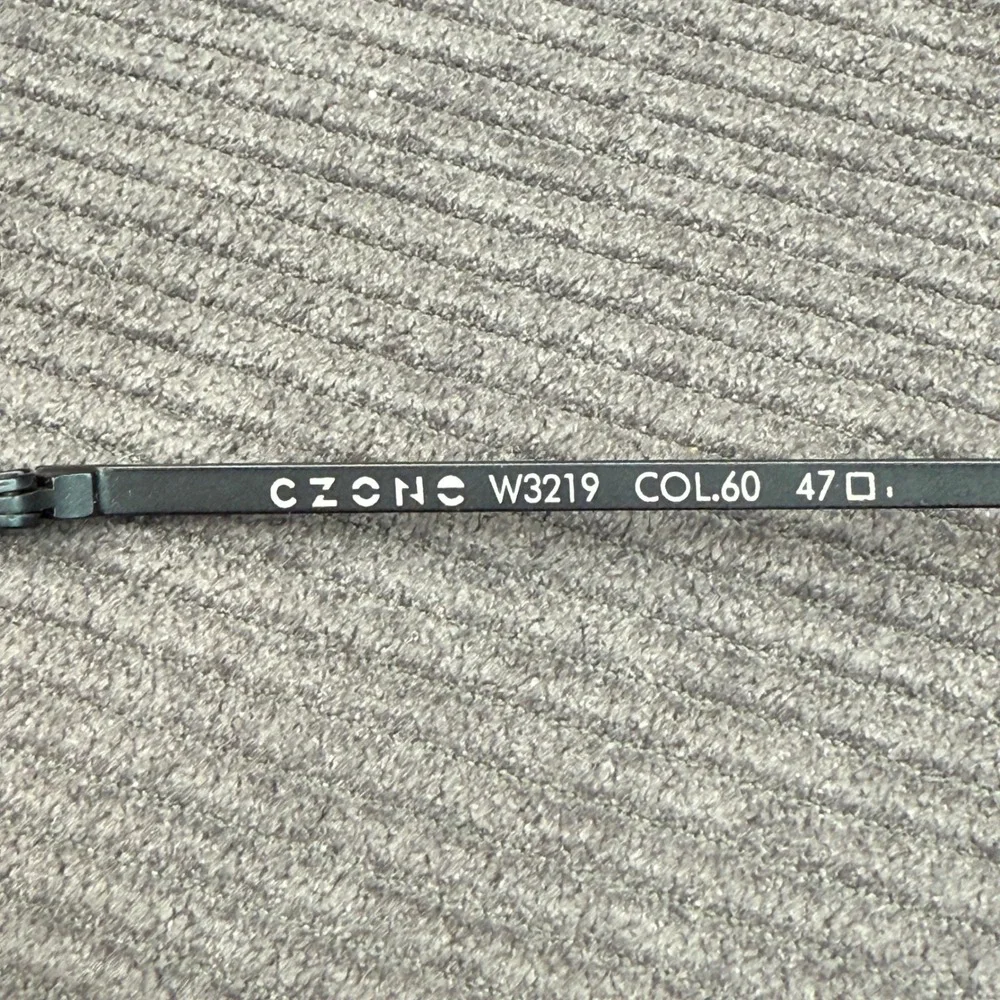 C-Zone W3219 Black‎ Metal Cat Eye Y2K Eyeglasses Frames Netherlands Col.60 47mm